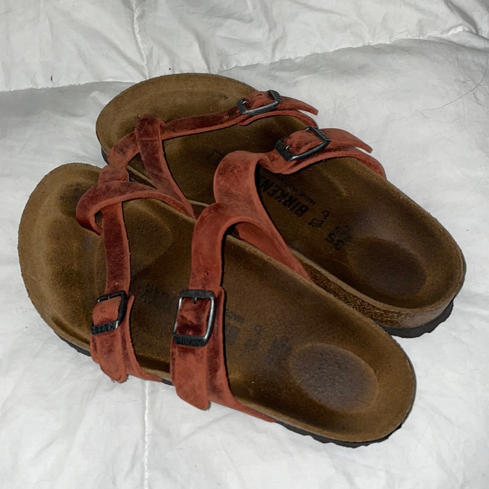 Oiled leather Birkenstock’s